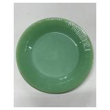 3 Fire-King Jadite Plates, 8'
