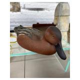 Hand-Carved Wooden Duck by James Rawlin