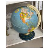 Ohio Art Metal Globe with Zodiac Base