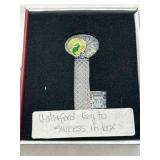 Waterford Crystal Key in Box
