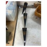 Black Metal Wall Pockets