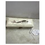 Ox Bone Inlaid Box with Mermaid Motif