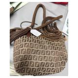 Fendi Designer Woven Handbag