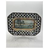 MacKenzie-Childs Ceramic Rectangular Tray