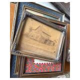 Framed Artwork and Photo Album