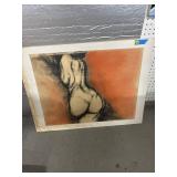Charcoal and Pastel Figurative Drawings