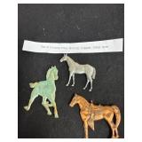 Three Horse-Themed Pins
