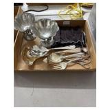 Sterling and Silverplate Flatware Set