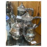 4-Piece Community Coronation Silver Plate Set