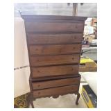 Wooden Miniature Chest with Drawers