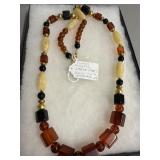 Signed Lanvin Paris Lucite Necklace
