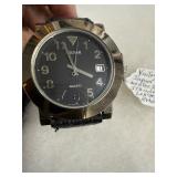 Pulsar Quartz Watch With Leather Band