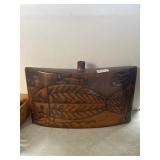 Brown Ceramic Fish-Design Vessel