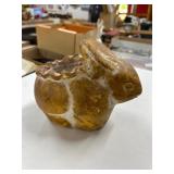 Ceramic Rabbit-Shaped Planter, 8'