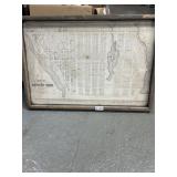Framed 1927 Map of Asbury Park, NJ