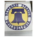 Veterans Stadium Wooden Wall Plaque