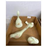 Hand-Painted Figurines and Bell Set