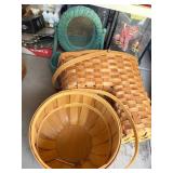 Woven Baskets and Shelf Lot