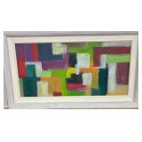 Abstract Painting by John Reilly, 29 x 17