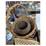 Large Basket Lot With Mixed Styles