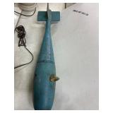 Blue Metal Aerodynamic Projectile