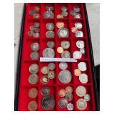 United Kingdom Coin Collection in Display Case