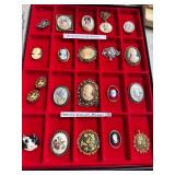 Vintage Cameos and Brooches