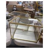 Glass and Brass Display Boxes