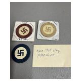 Circa 1918 Clay Poker Chips