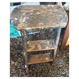 Wooden Step Stool With Three Steps