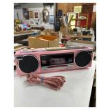 Pink Panasonic Boombox with ALC