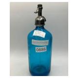 Blue Jacobson Bros Seltzer Bottle