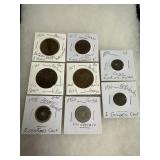 8-Piece World Coin Collection (1890-1920)