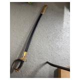 Gold-Inlaid Decorative Ceremonial Sword