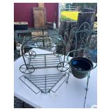 Metal Plant Stands With Scroll Design