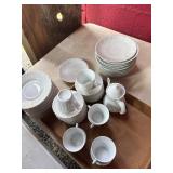 Chamart Limoges White Porcelain Set
