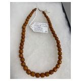 19th Century Tibetan Amber Necklace