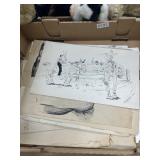Ink Drawings on Paper
