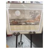 Signed Limited Edition Print 'Grazing at Dusk'