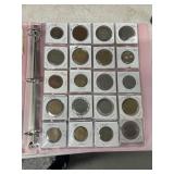 Binder of Mexican Currency and Coins