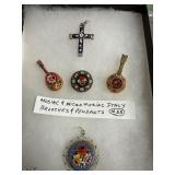 Italian Mosaic and Micro Mosaic Jewelry Set