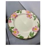 Franciscan Ceramic Plates With Floral Design