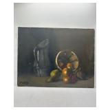 Still Life Painting by Mathey, 18x14'