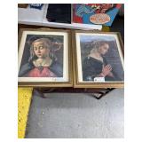 Framed Portrait Print with Gilt Frame 15x19