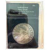 1832 Capped Bust Silver Half Dollar Coin