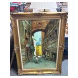 Framed Oil Painting Signed by Roy Dunham