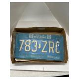 Vintage New Jersey License Plates