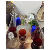 Colored and Clear Glassware