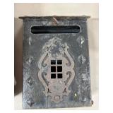 Decorative Metal Wall-Mount Mailbox