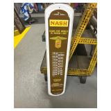 Nash Motor Cars 39' Metal Thermometer